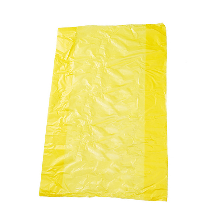 驻力加厚平口黄色垃圾袋80x100cm