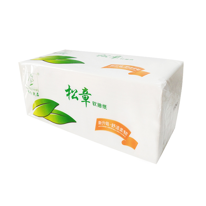 松章花柔优质软抽面巾纸