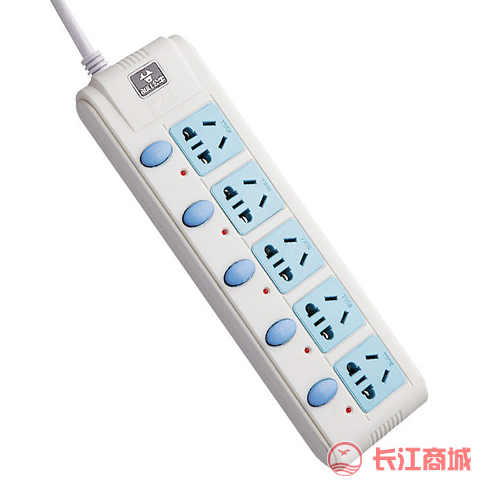 公牛GN-312独立五位插座（5米）