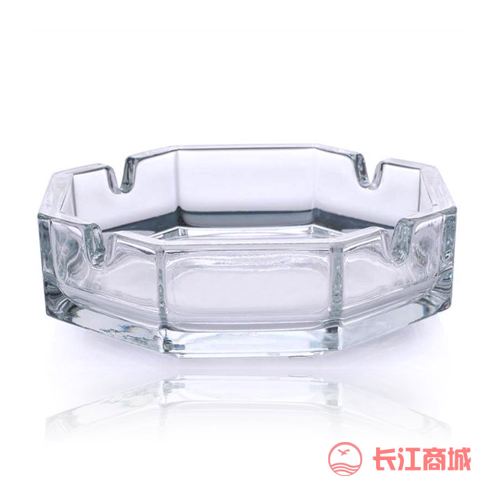 八角玻璃烟灰缸