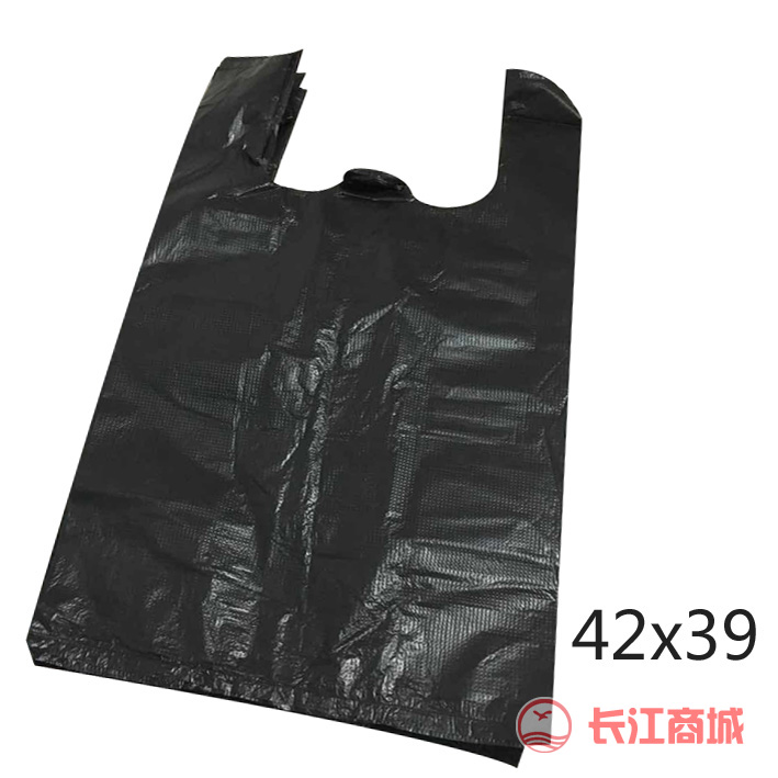 黑色背心垃圾袋 42x39