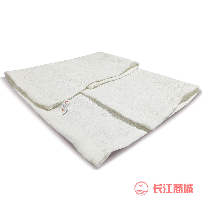 云光白色毛巾
